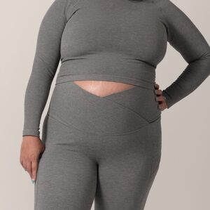 Kindred Bravely - Maternity Gray Leggings